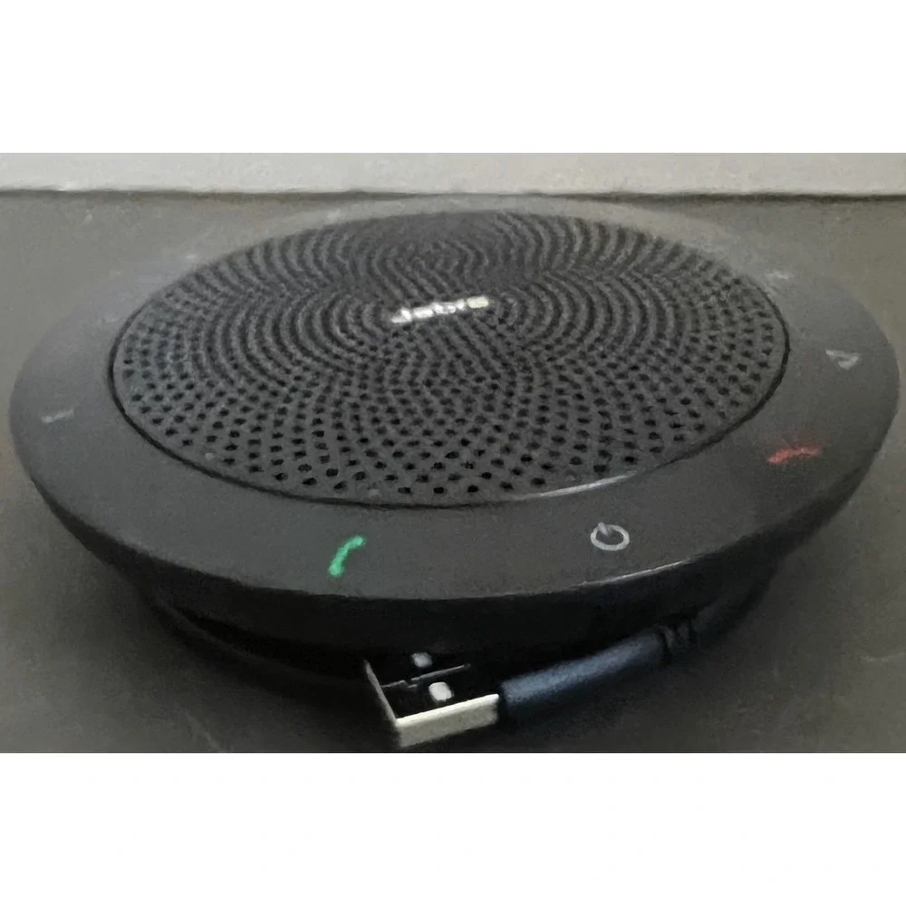 Jabra GN Speak 510 Bluetooth Speakerphone Black W/Case Tested